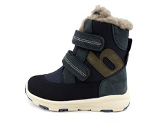 Bisgaard navy winter boot Spencer with velcro and TEX